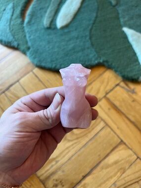 Rose Quartz Bust Carving